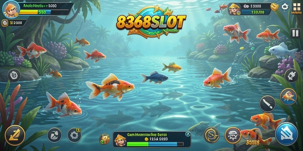 Tangkapan ikan seru dalam permainan 8368SLOT dengan grafis memukau.