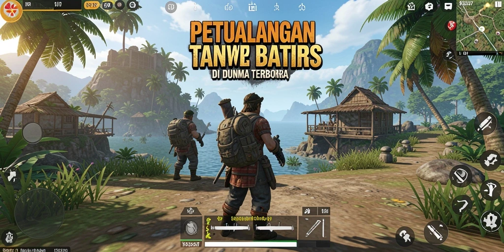 Screenshot menunjukkan momen epik dari gameplay Open World.