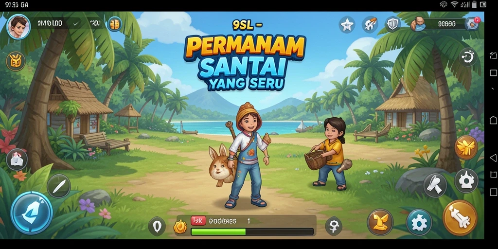 Screenshot gameplay 9SL menampilkan tantangan menarik yang menyenangkan.