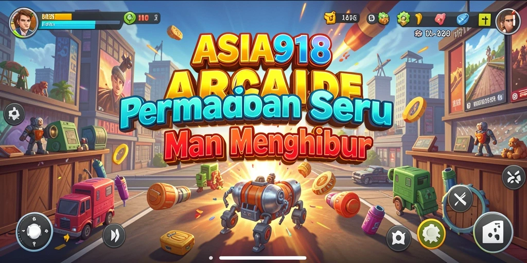 Tangkapan layar ASIA918 menampilkan keseruan gameplay Arcade yang menantang.