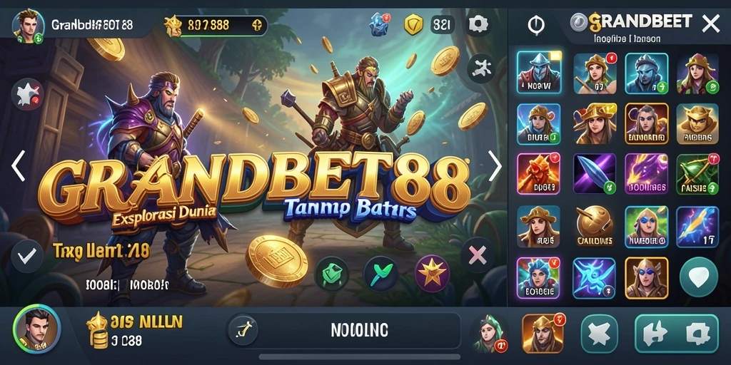 Gameplay seru dalam dunia terbuka GRANDBET88