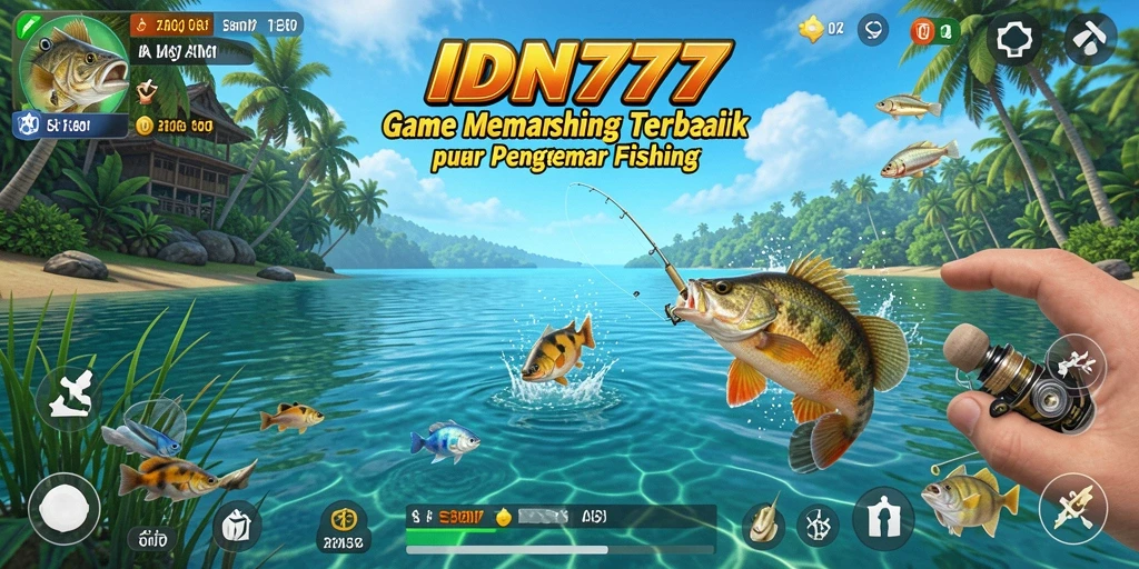 Tampilan gameplay IDN777 yang menampilkan pengalaman memancing yang seru.