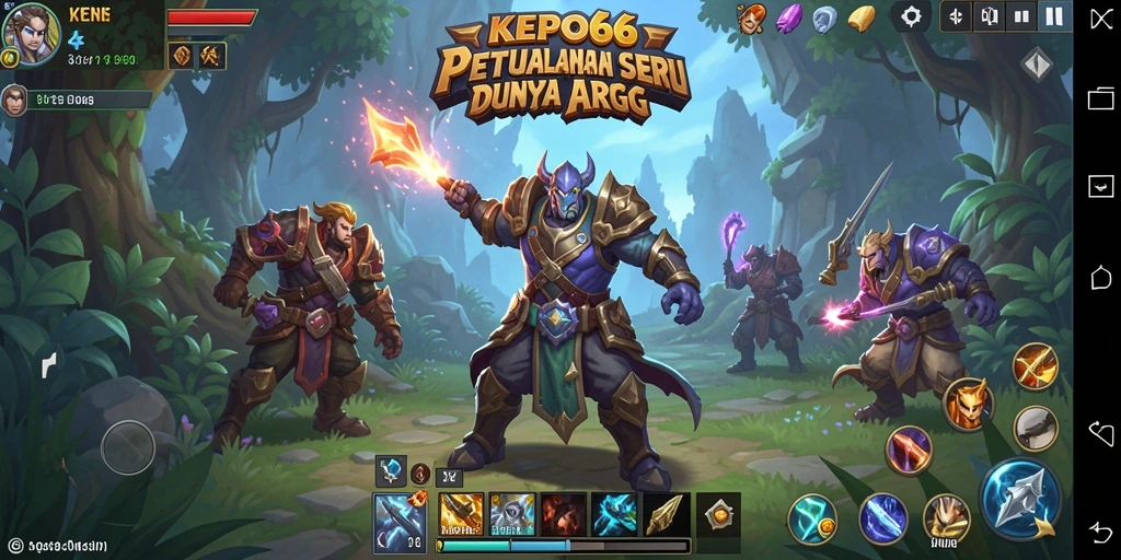 Tampilan gameplay seru dan mendebarkan dalam KEPO66.