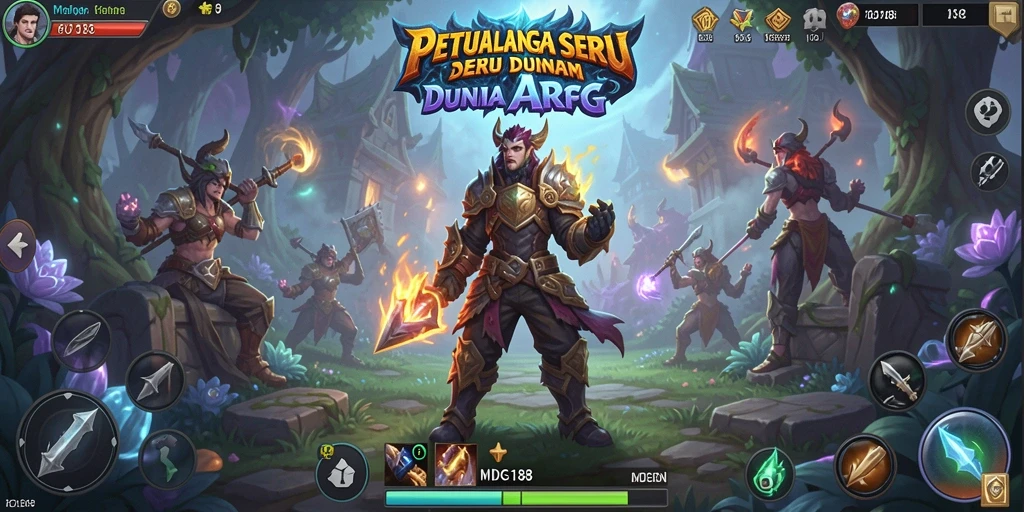 Screenshot gameplay MDG188 yang menunjukkan aksi pertarungan seru.