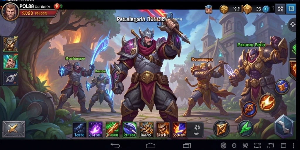 Tangkapan layar gameplay POL88 menunjukkan aksi pertarungan yang mendebarkan.