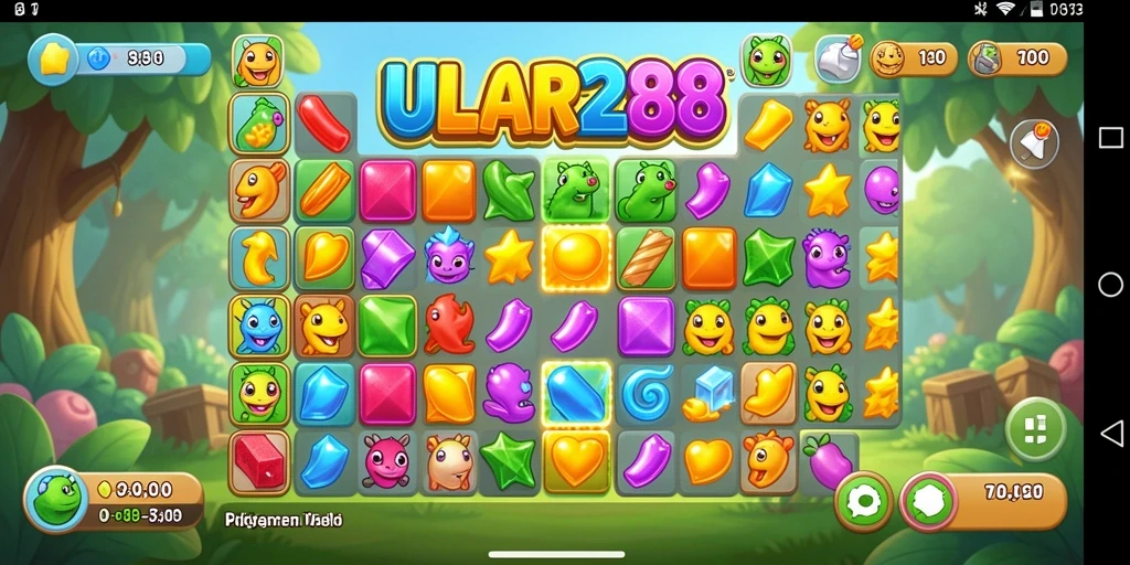 Tampilan gameplay seru dari ULAR288 yang menarik.