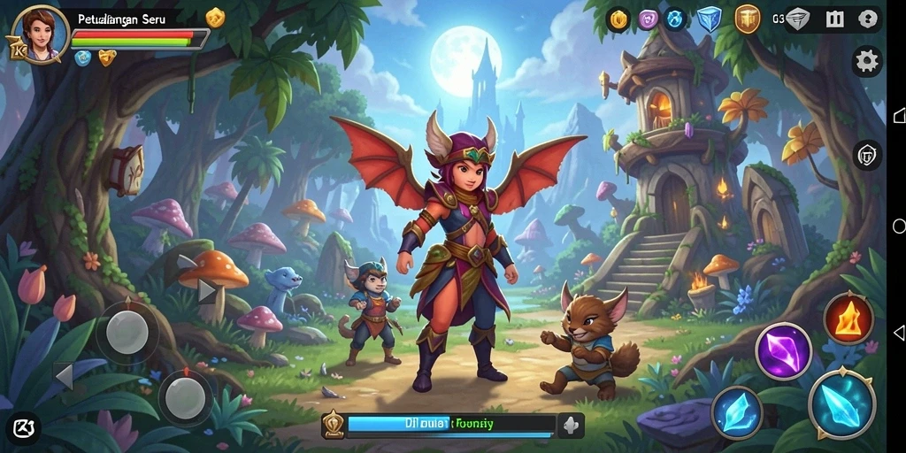 Tampilan gameplay ZK3 yang menonjolkan aksi petualangan seru.