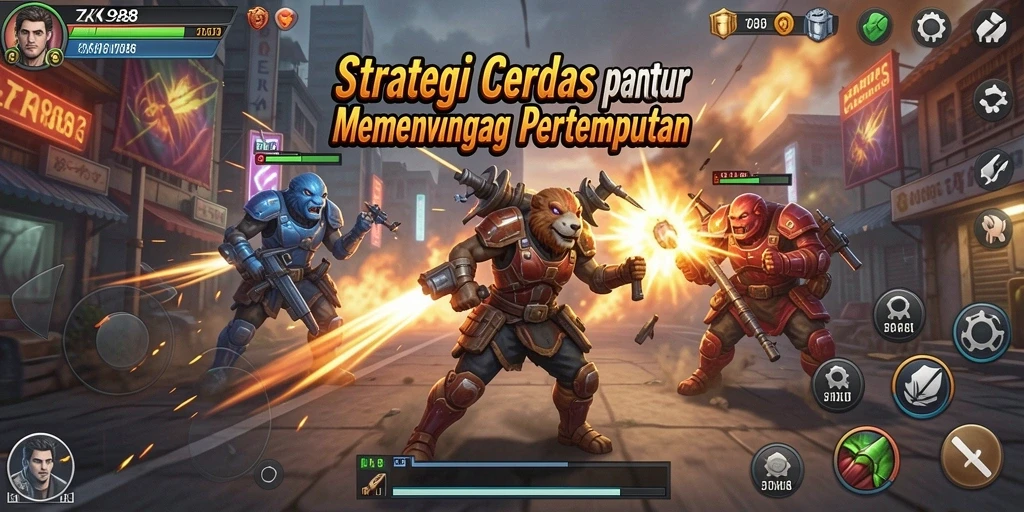 Tampilan strategi epik dalam gameplay ZK988 yang menantang.